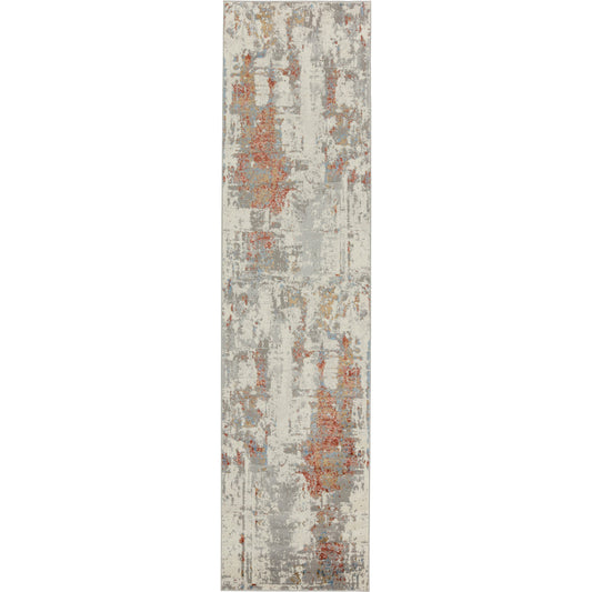 Grotto GRO01 Rug by Jaipur Living in gray, red. Made from 60% polypropylene, 40% polyester in a unique style.