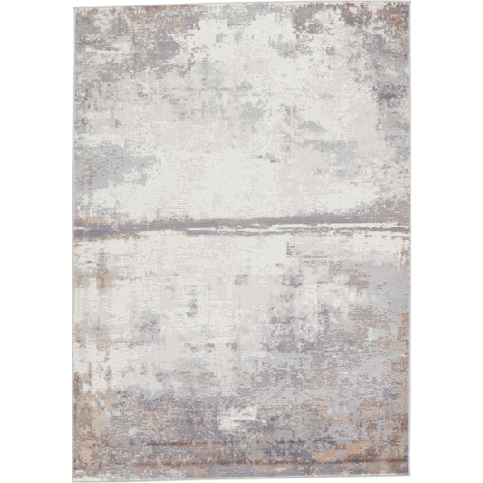 Grotto GRO03 Rug by Jaipur Living in gray, ivory. Made from 60% polypropylene, 40% polyester in a unique style.