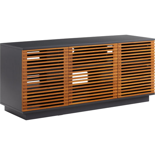 Rowan Media Center by Greenington in amber. Made from 100% bamboo in a modern style.