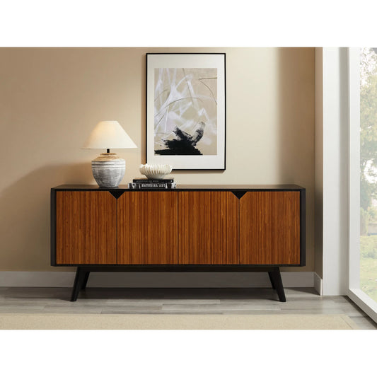 Sonoma Sideboard by Greenington in amber. Made from 100% solid moso bamboo in a modern style.