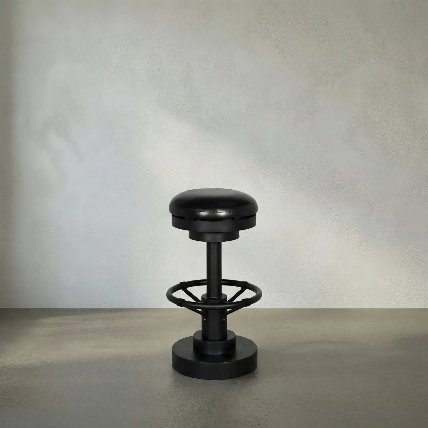 006 SI-2449039 | Lifestyle | Brisbane Counter Stool by Noir in matte black. Made from iron in a modern style.