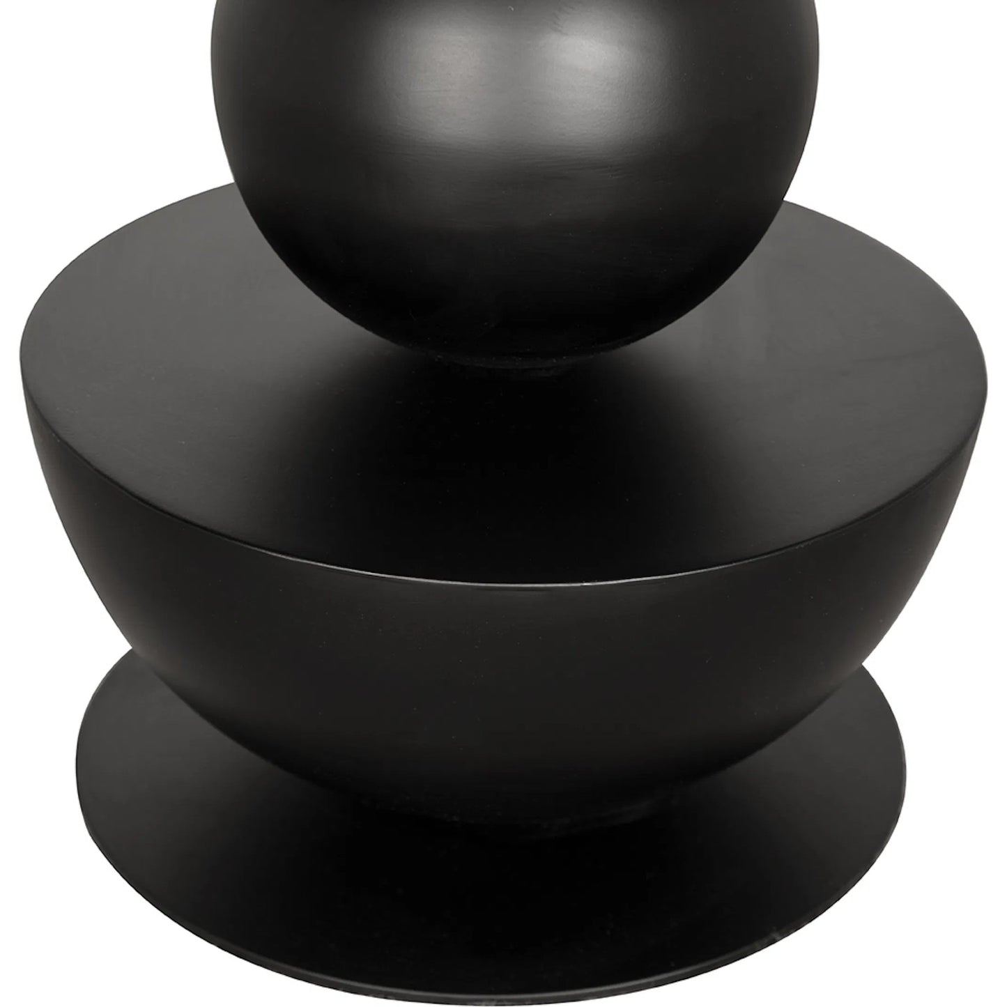 003 SI-2461784 | Additional Silo | Perth Counter Stool by Noir in matte black. Made from iron, leather in a modern style.