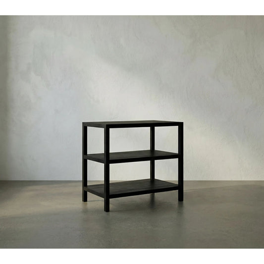 2 Shelf Side Table by Noir. Made from mahogany in a transitional style.