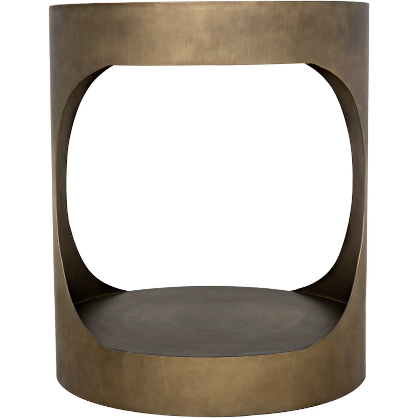 019 SI-1785652 | Additional Silo | Eclipse Round Side Table by Noir. Made from metal in a transitional style.