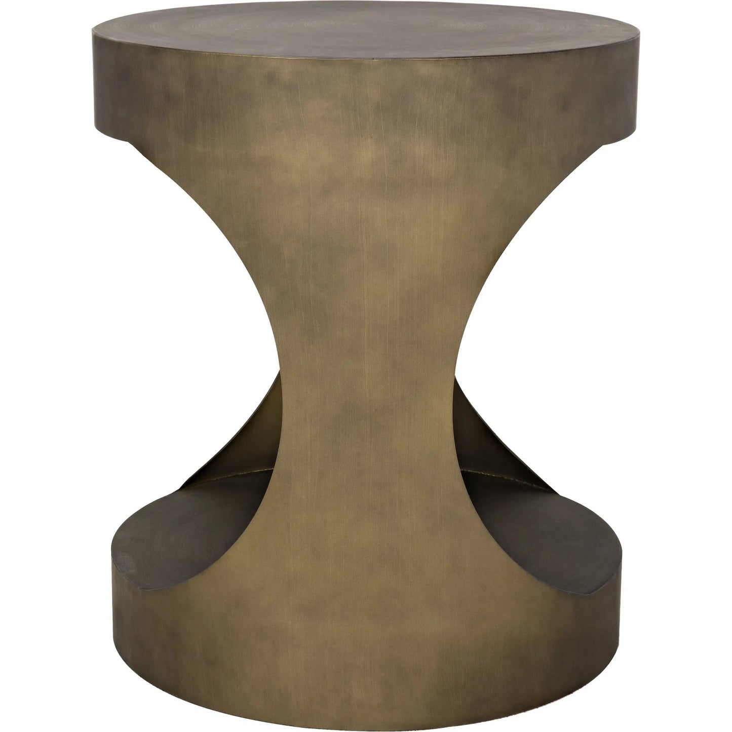 017 SI-1785652 | Additional Silo | Eclipse Round Side Table by Noir. Made from metal in a transitional style.