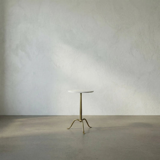 Cosmopolitan Side Table by Noir. Made from unique in a transitional style.
