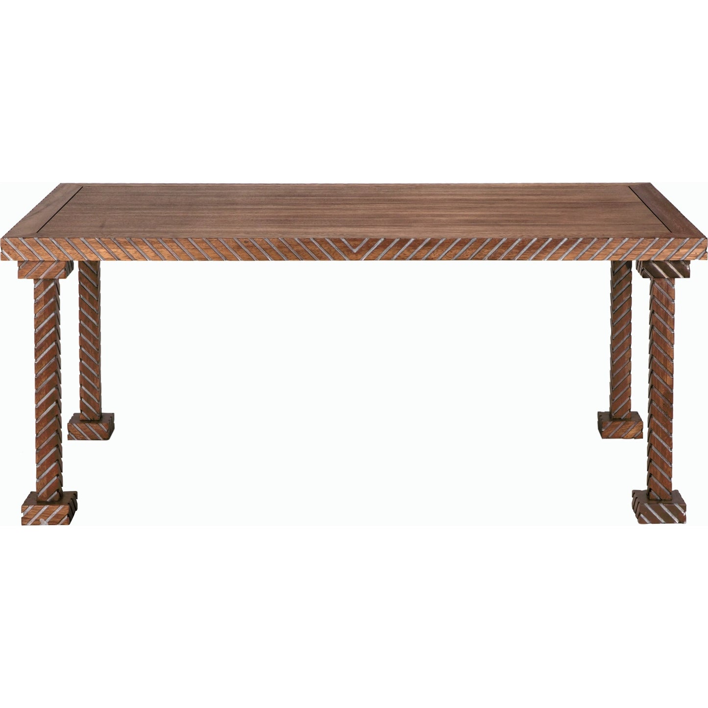 003 SI-2189485 | Additional Silo | Ryder Table by Noir in dark walnut. Made from walnut and veneer in a modern style.