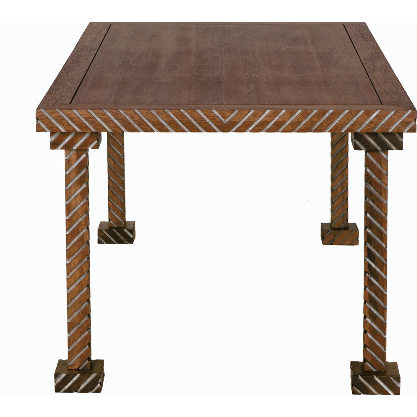 004 SI-2189485 | Additional Silo | Ryder Table by Noir in dark walnut. Made from walnut and veneer in a modern style.