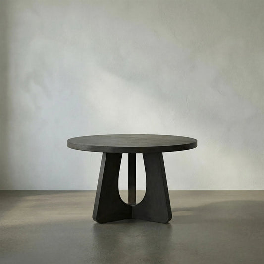 Nobuko Dining Table by Noir in pale. Made from mahogany in a modern style.