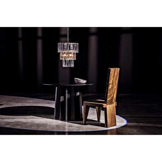 Column Dining Table by Noir in black metal. Made from metal in a eclectic & global style.