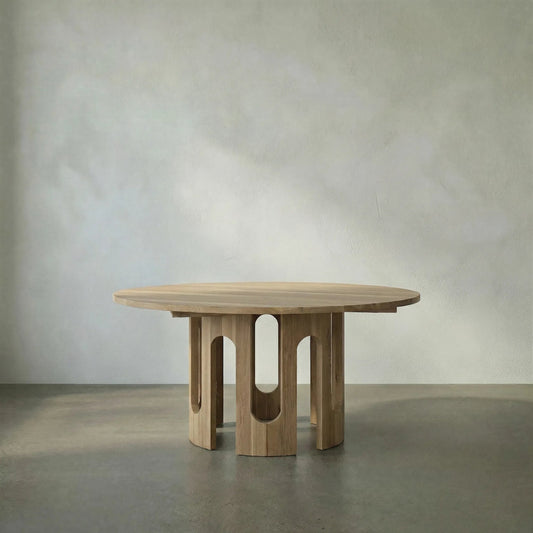 Kirill Table by Noir in clear flat. Made from white oak in a modern style.