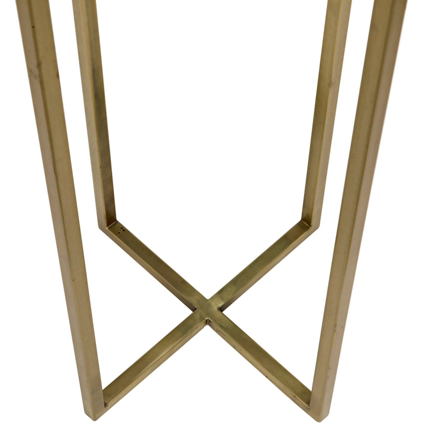 005 S-335477 | Unknown | Soho Side Table by Noir in antique brass. Made from metal, quartz in a transitional style.
