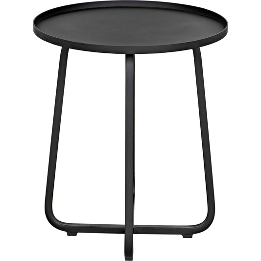 Kimana Side Table by Noir in metal. Made from metal in a modern style.