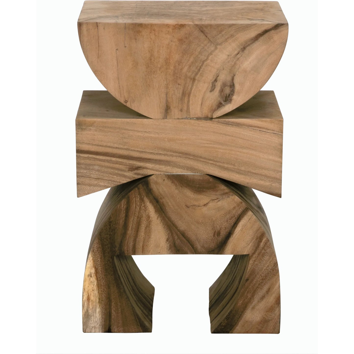 003 SI-2189463 | Unknown | Monteiro Side Table by Noir in clear coat flat. Made from teak in a modern style.