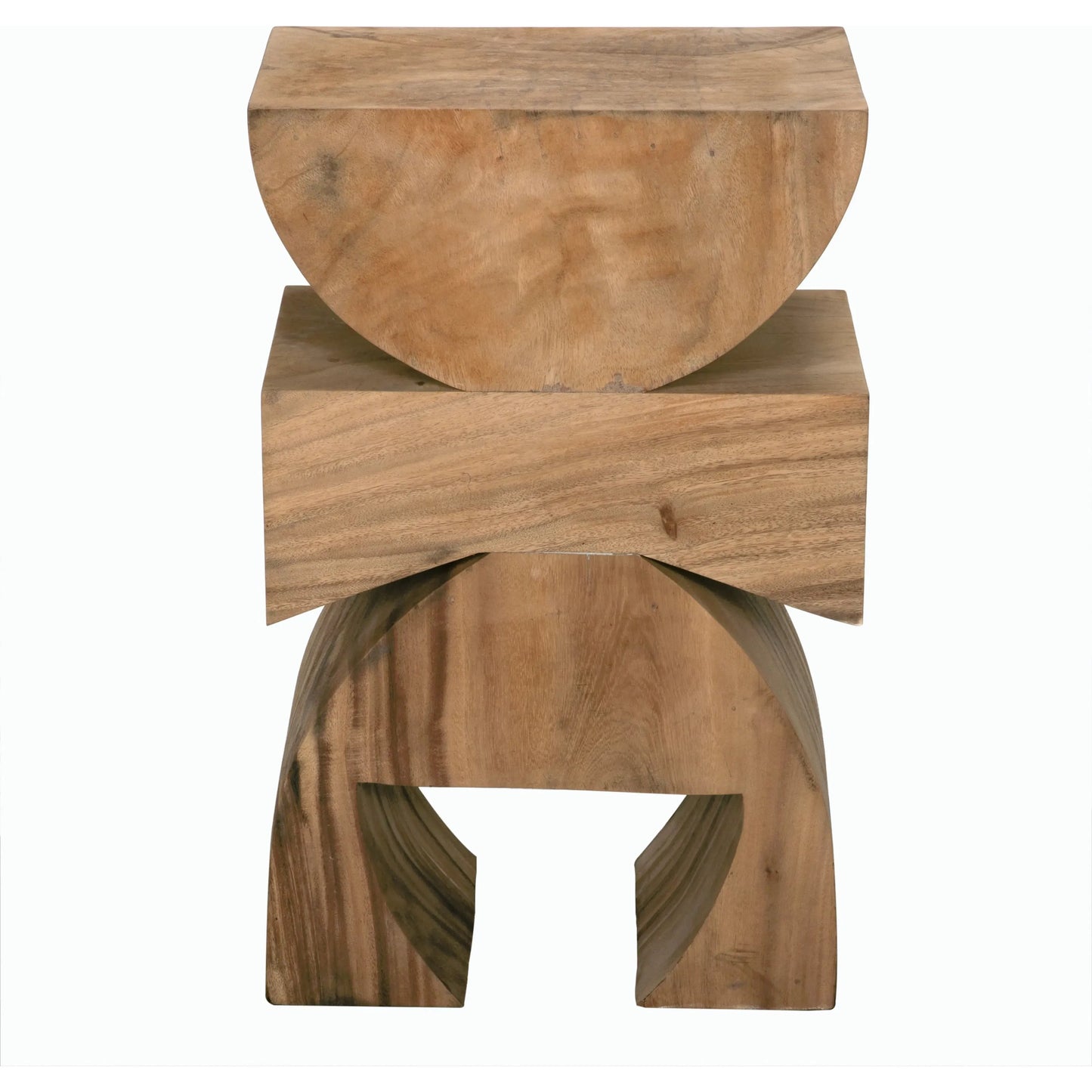 005 SI-2189463 | Unknown | Monteiro Side Table by Noir in clear coat flat. Made from teak in a modern style.