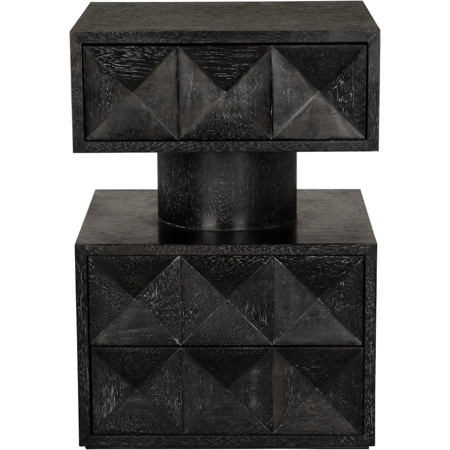 001 SI-2449052 | Primary Silo | Kingston Side Table by Noir in black walnut. Made from walnut, veneer in a unique style.