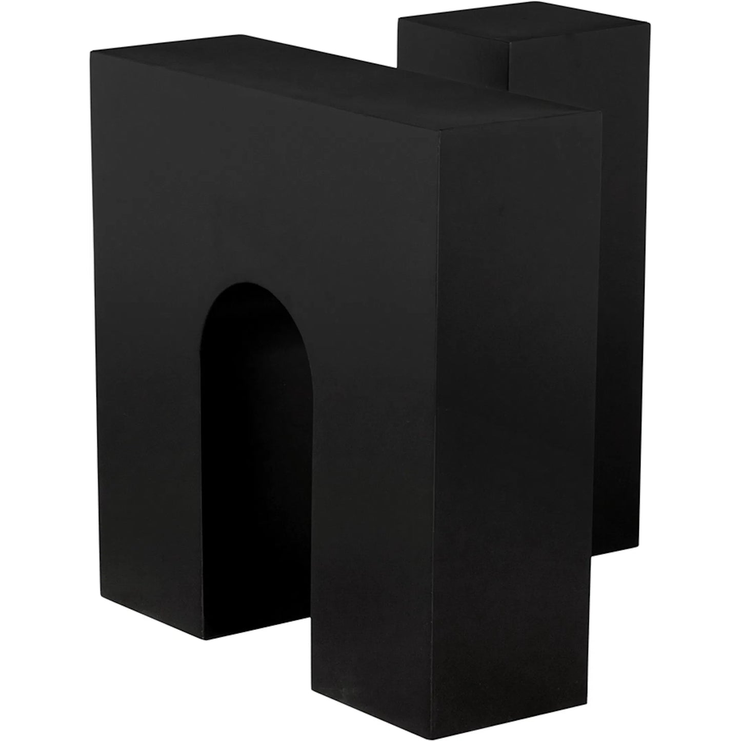 003 SI-2461781 | Additional Silo | Leopold Side Table by Noir in matte black. Made from iron in a modern style.