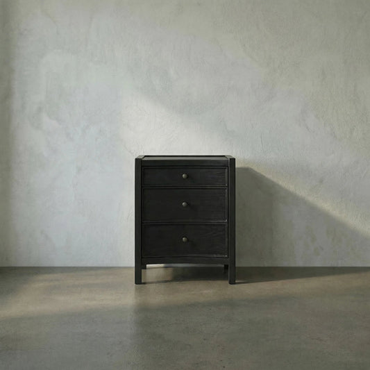 Hampton Night Stand by Noir. Made from mahogany in a transitional style.