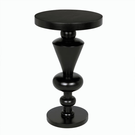Fenring Side Table by Noir. Made from mahogany in a eclectic & global style.