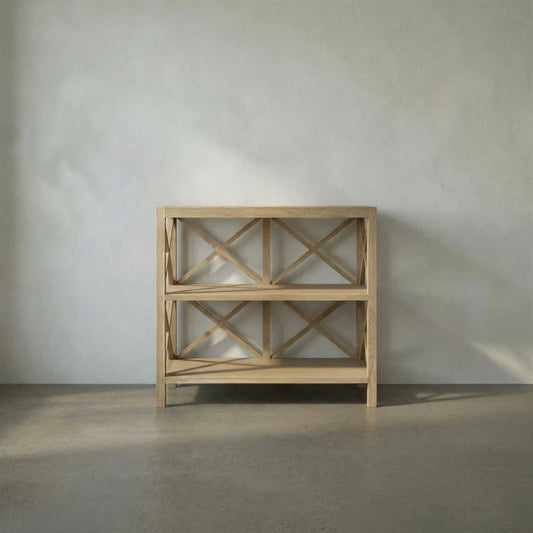 Nikolai Side Table by Noir in clear flat. Made from white oak in a modern style.