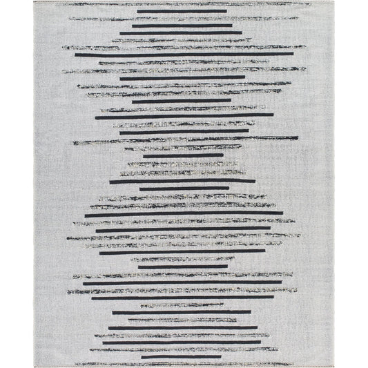 Goteborg Rug - 488305 by Surya in ivory, black. Made from face: 80% wool, 20% cotton, warp: 20% cotton in a unique style.