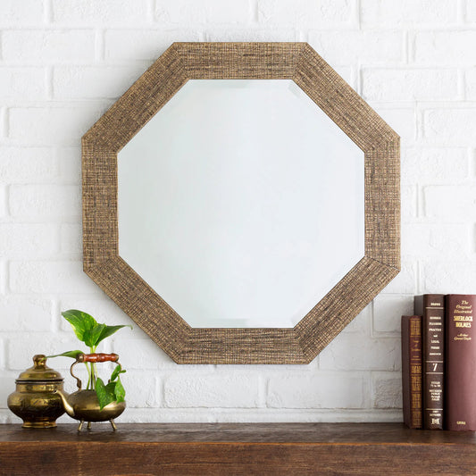 Gateway Mirror - 21170 by Surya in bronze. Made from polystyrene in a modern style.