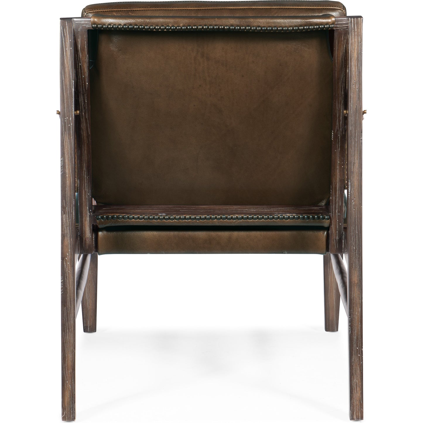 002 SI-1749531 | Additional Silo | Sabi Sands Sling Chair by Hooker Furniture in legendary taupe. Made from leather in a traditional style.