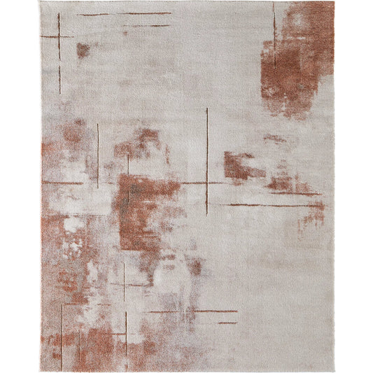 000 SI-2635522,SI-2635523,SI-2635524,SI-2635525,SI-2635526 | Primary Silo | Gilmore GIL39UOF Rug by Feizy in ivory, orange, gray. Made from polypropylene in a unique style.