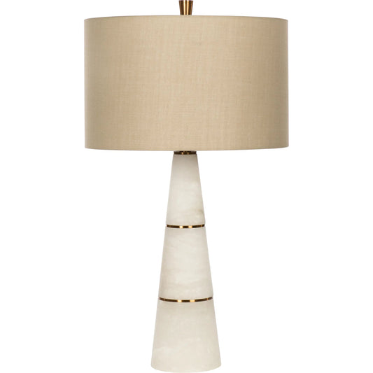 Volterra Blanca Lamp by Bradburn Home. Made from alabaster in a modern style.