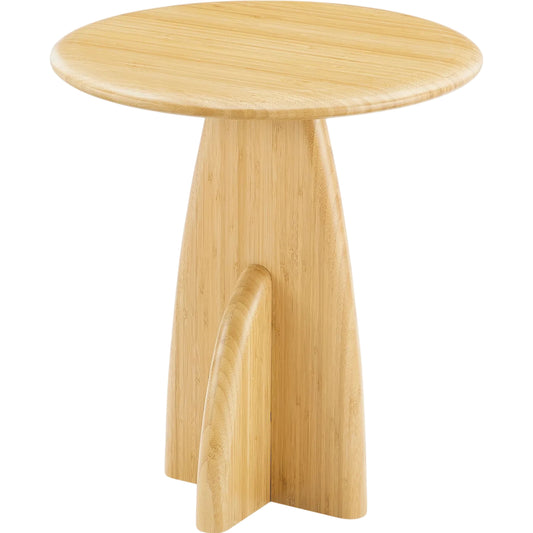 Zephyr Side Table by Greenington. Made from 100% solid moso bamboo in a rustic style.