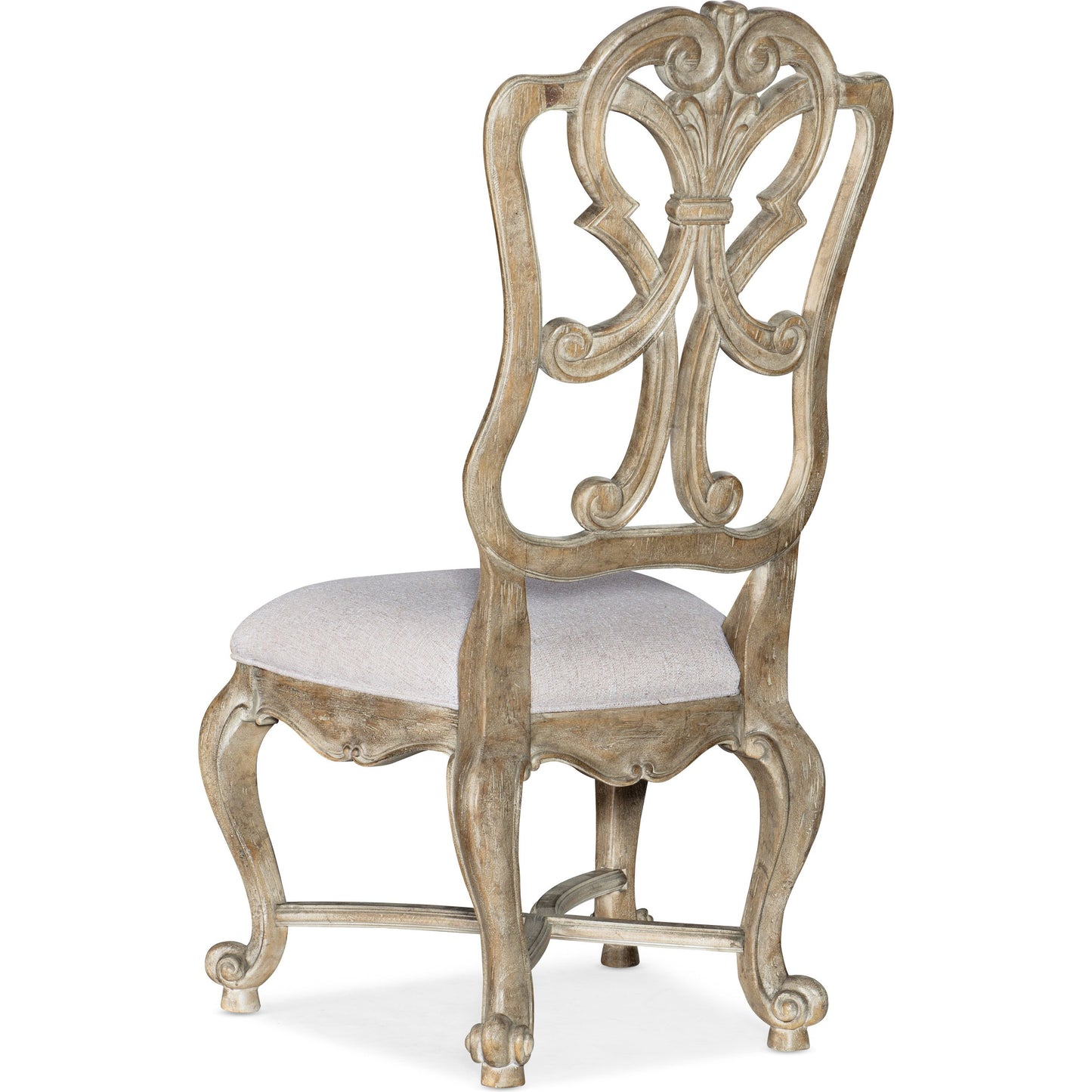 002 SI-1748597 | Additional Silo | Castella Side Chair (Set of 2) by Hooker Furniture in beige and antique slate, natural tan. Made from fabric in a traditional style.