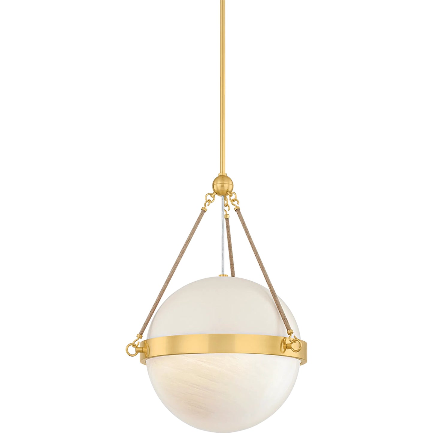 001 SI-2388084 | Primary Silo | Abbie Pendant by Mitzi in aged brass, soft bisque. Made from steel in a unique style.