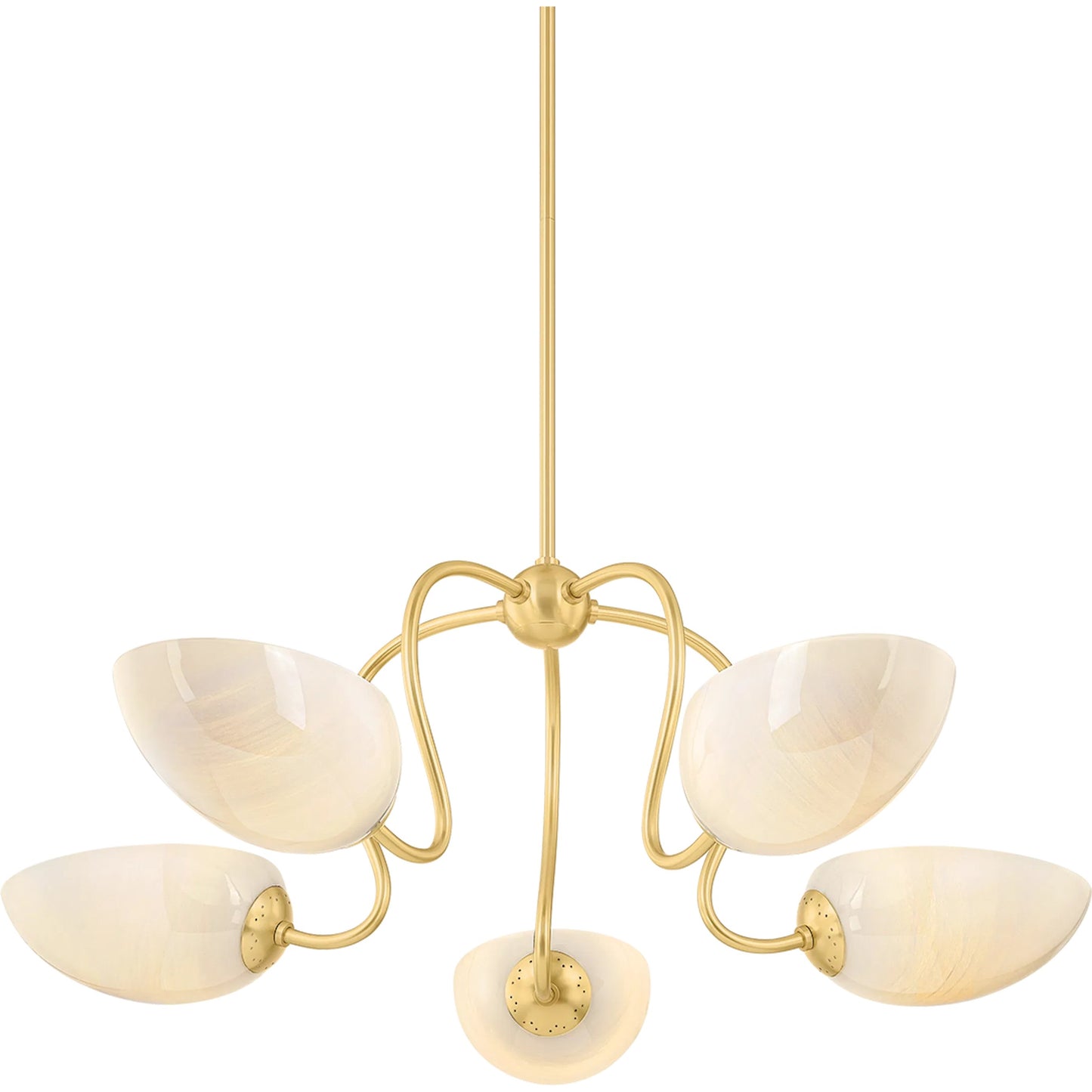 001 SI-2387236 | Primary Silo | Reva Chandelier by Mitzi in aged brass. Made from steel in a modern style.