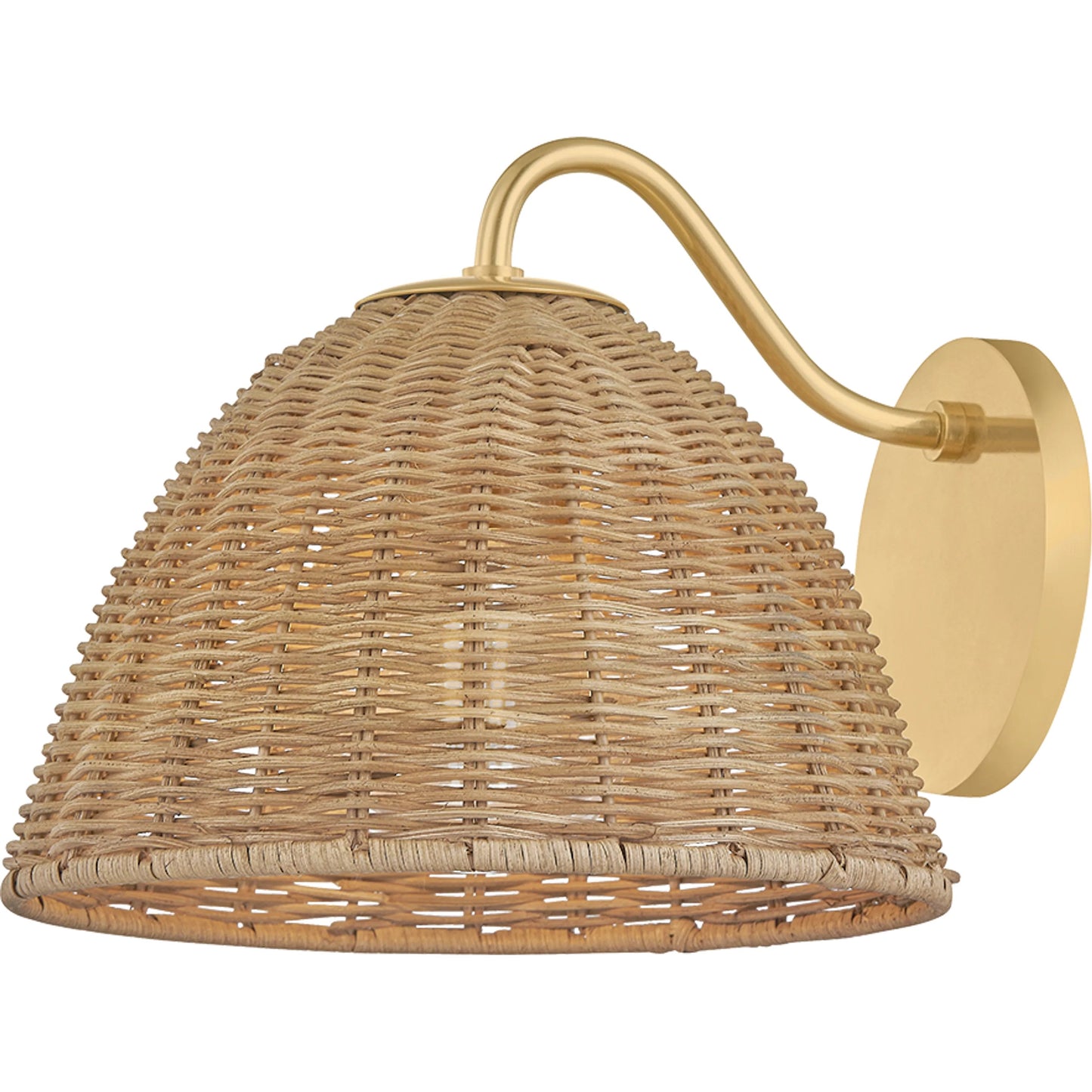 001 SI-2387218 | Primary Silo | Katniss Wall Sconce by Mitzi in aged brass. Made from steel in a unique style.