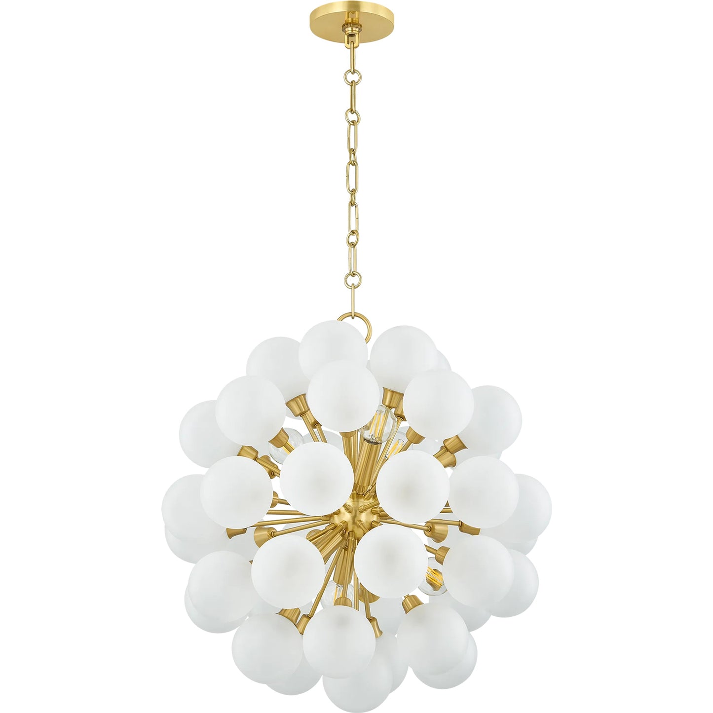 001 SI-2527908 | Primary Silo | Antoneta Chandelier by Mitzi in aged brass. Made from unique in a unique style.