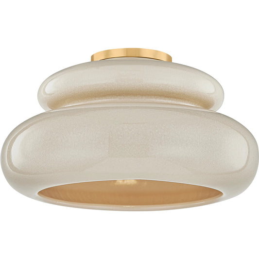 000 SI-2544249 | Unknown | Pia Flush Mount by Mitzi. Made from ceramic in a unique style.