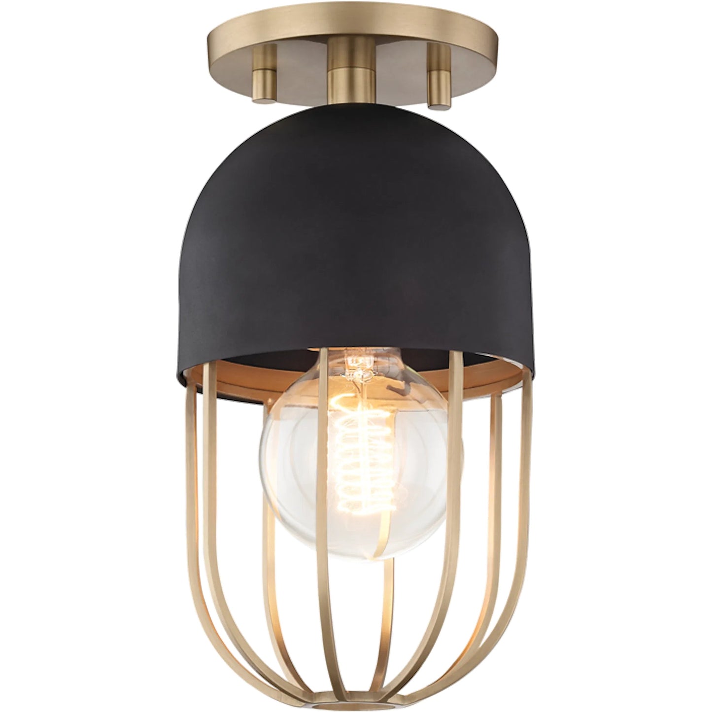 002 S-313277 | Primary Silo | Haley Flush Mount by Mitzi. Made from steel in a modern style.