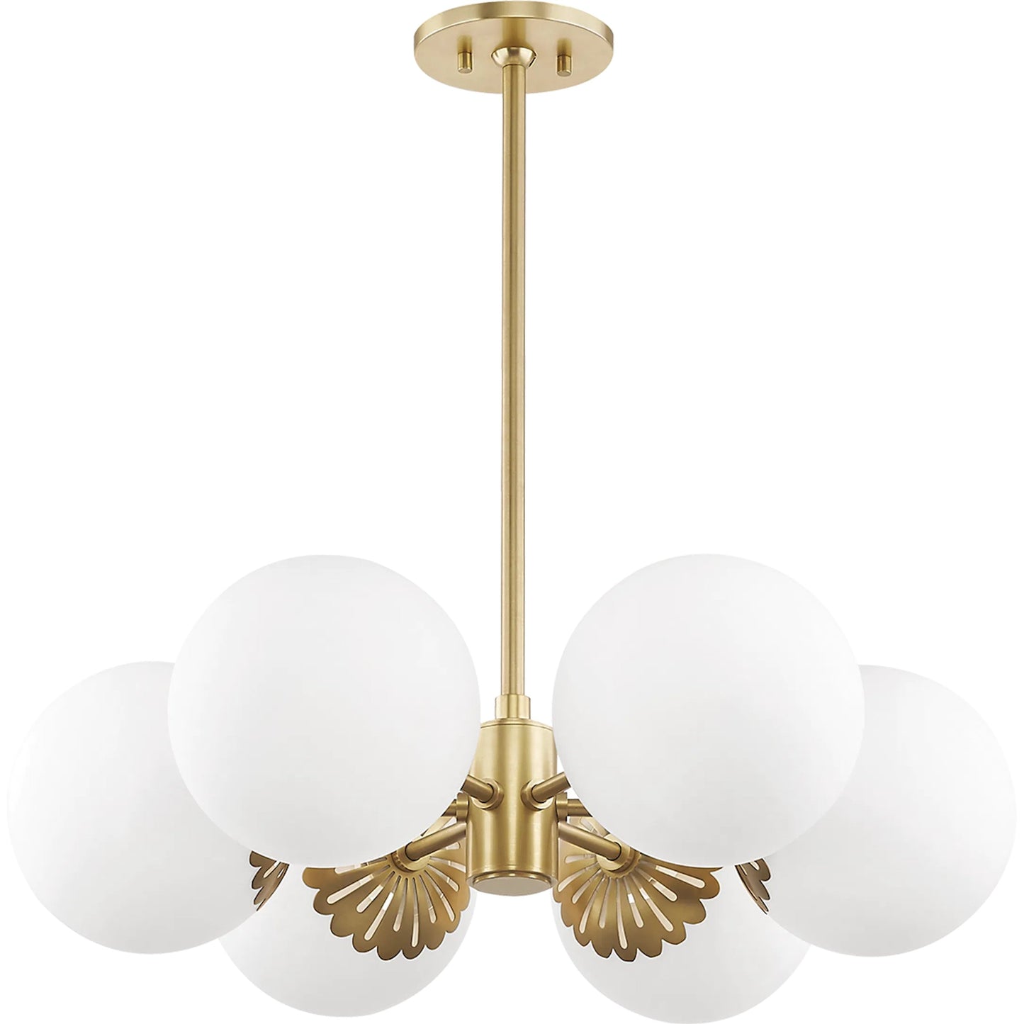 001 S-313425 | Primary Silo | Paige Chandelier by Mitzi. Made from steel in a transitional style.