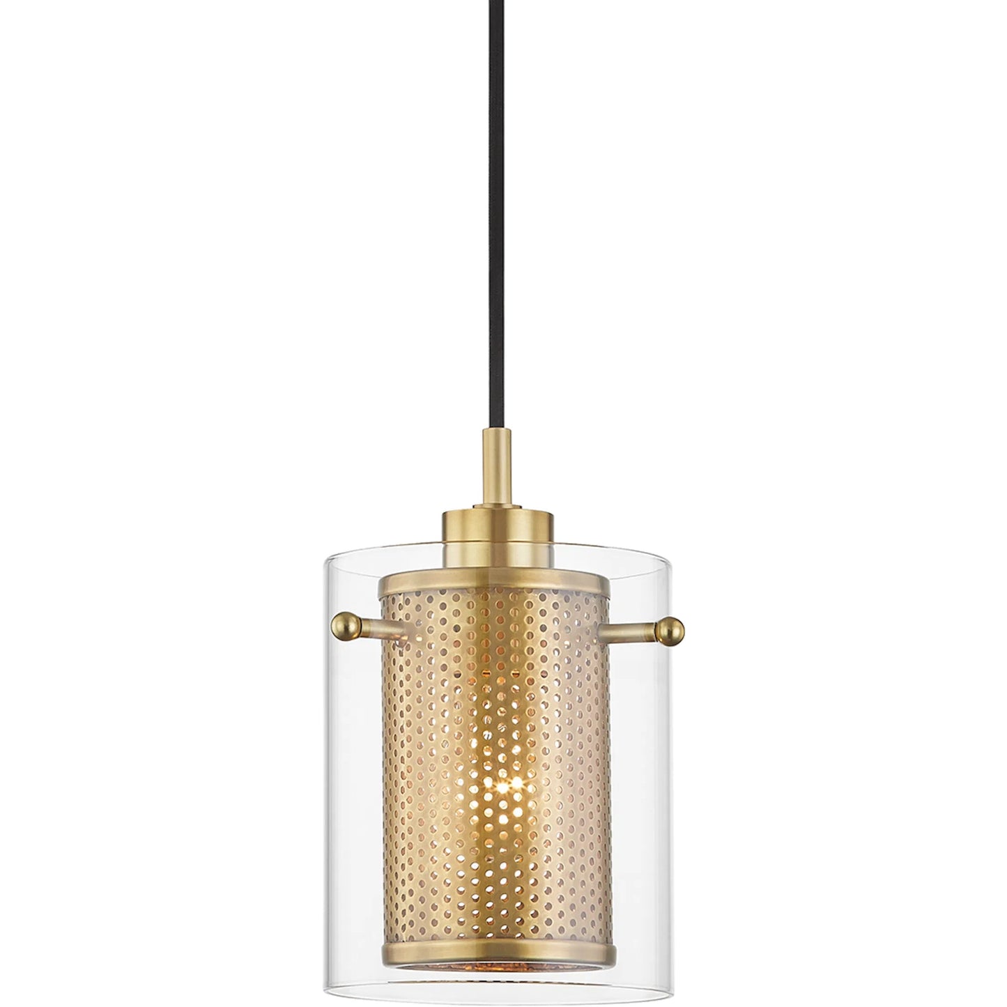 001 SR-782197 | Primary Silo | Elanor Pendant by Mitzi in aged brass. Made from steel in a modern style.