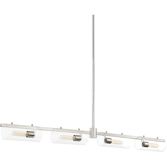 Ariel Island by Mitzi. Made from steel in a modern style.