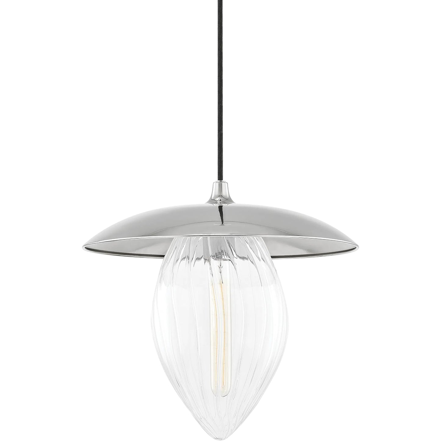 001 SR-860294 | Primary Silo | Lana Pendant by Mitzi in polished nickel. Made from steel in a transitional style.