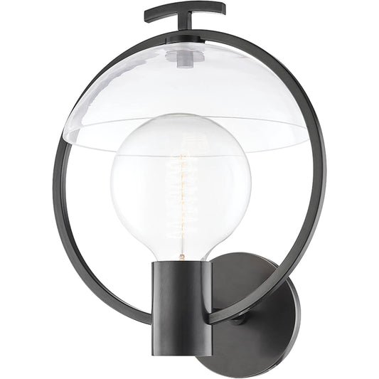 Ringo Wall Sconce by Mitzi. Made from steel in a modern style.