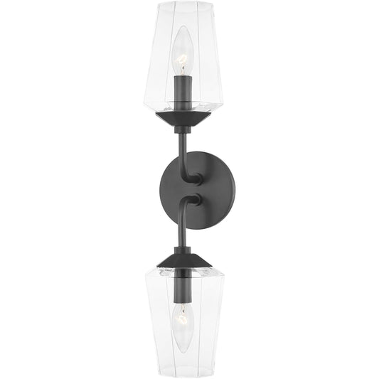 Kayla Bath Bracket by Mitzi. Made from steel in a transitional style.