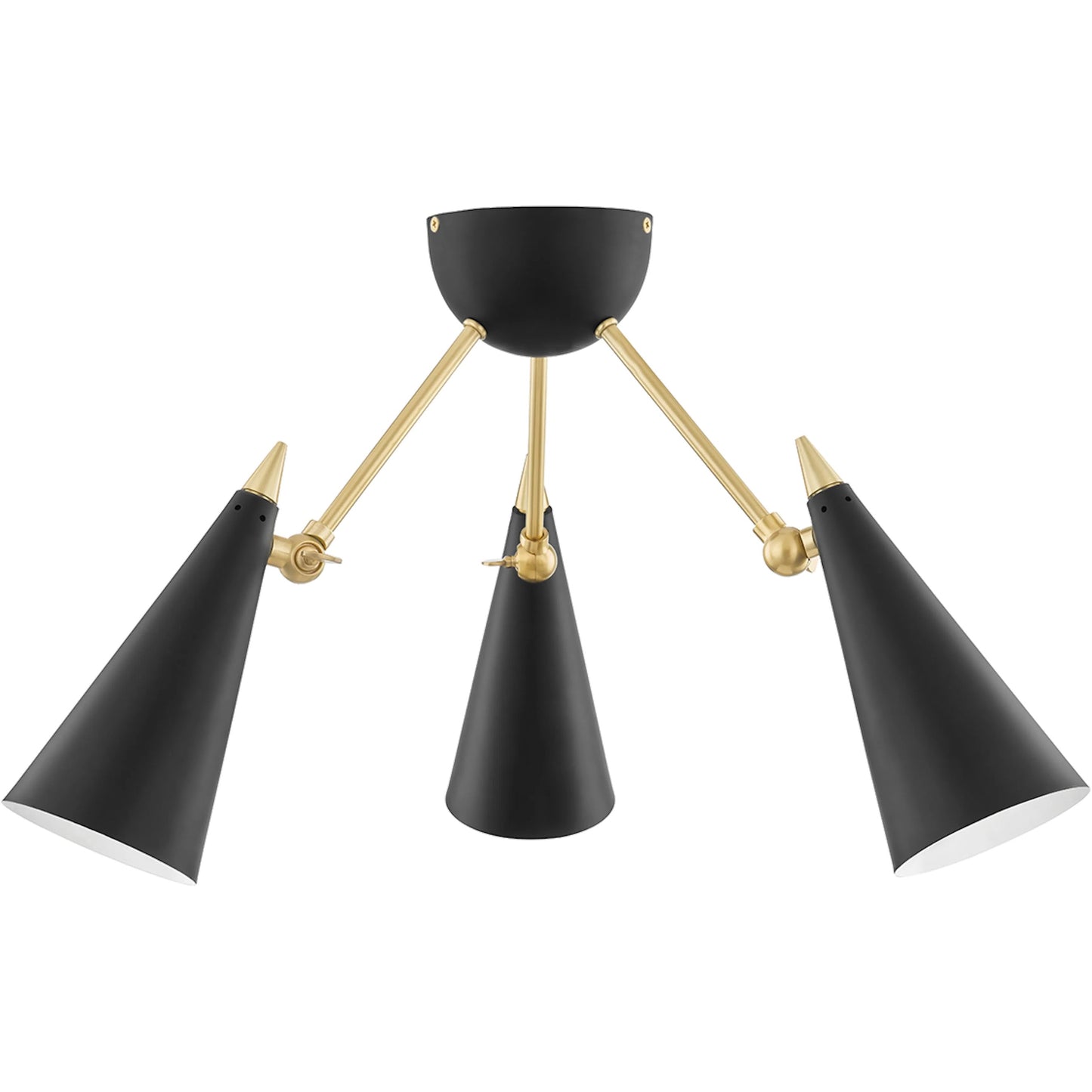 002 SR-860393 | Primary Silo | Moxie Semi Flush by Mitzi. Made from steel in a modern style.