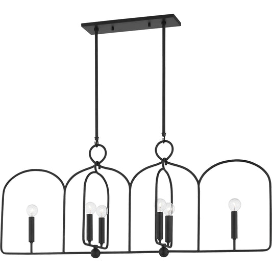 Mallory Linear Pendant by Mitzi. Made from steel in a modern style.