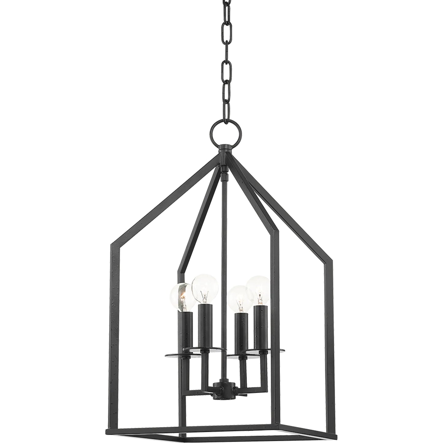 002 SI-1831115 | Primary Silo | Lena Pendant by Mitzi in aged iron. Made from steel in a transitional style.
