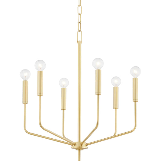 Bailey Chandelier by Mitzi. Made from steel in a modern style.