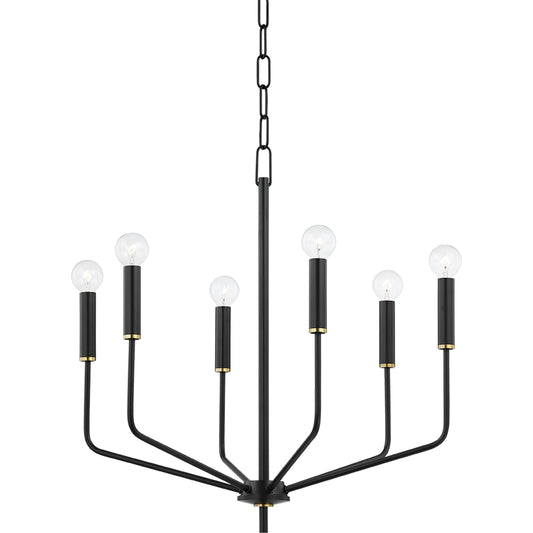 Bailey Chandelier by Mitzi. Made from steel in a modern style.