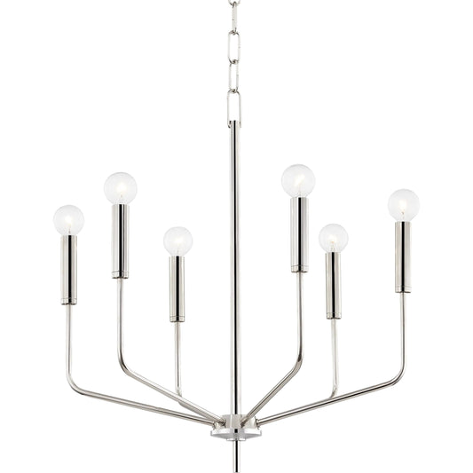 Bailey Chandelier by Mitzi. Made from steel in a modern style.