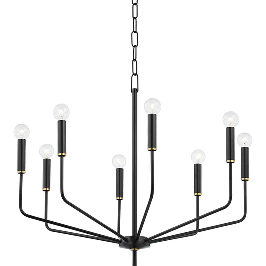 Bailey Chandelier by Mitzi. Made from steel in a modern style.